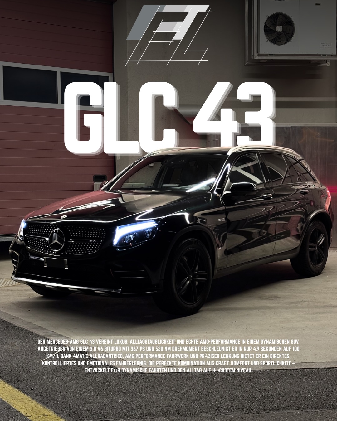 Mercedes GLC 43 AMG – Stage 1 bei FL-CARS